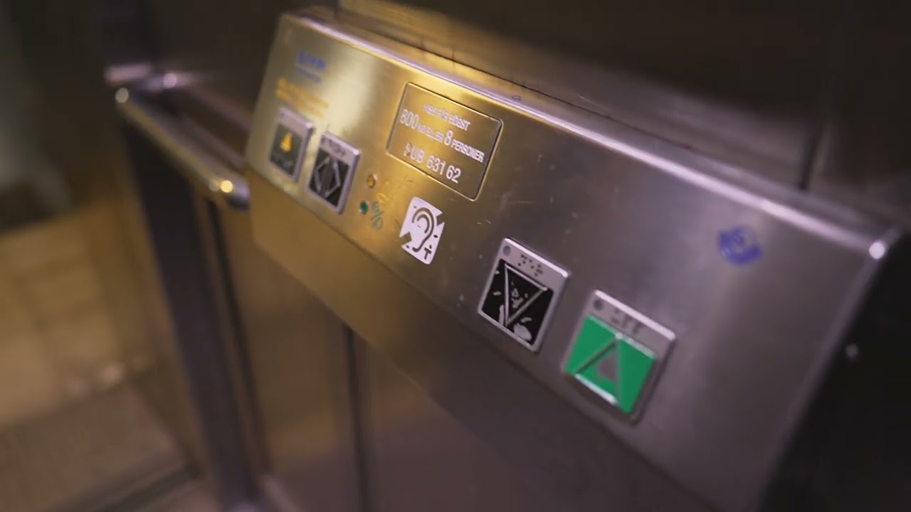 Sweden, Stockholm, Sundbyberg Train Station, SMW elevator