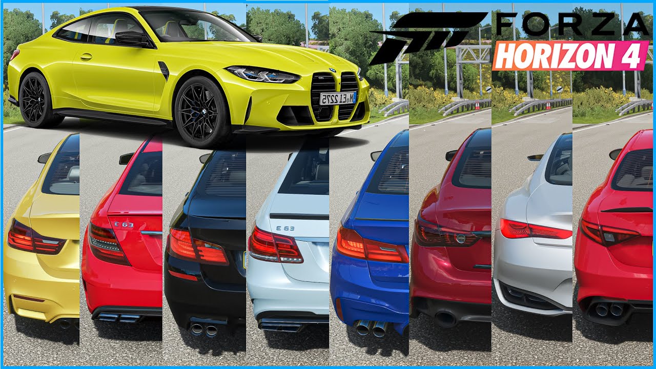 Forza Horizon 4 - Top 25 Fastest Super Saloon Cars | Top Speed Battle (Stock)