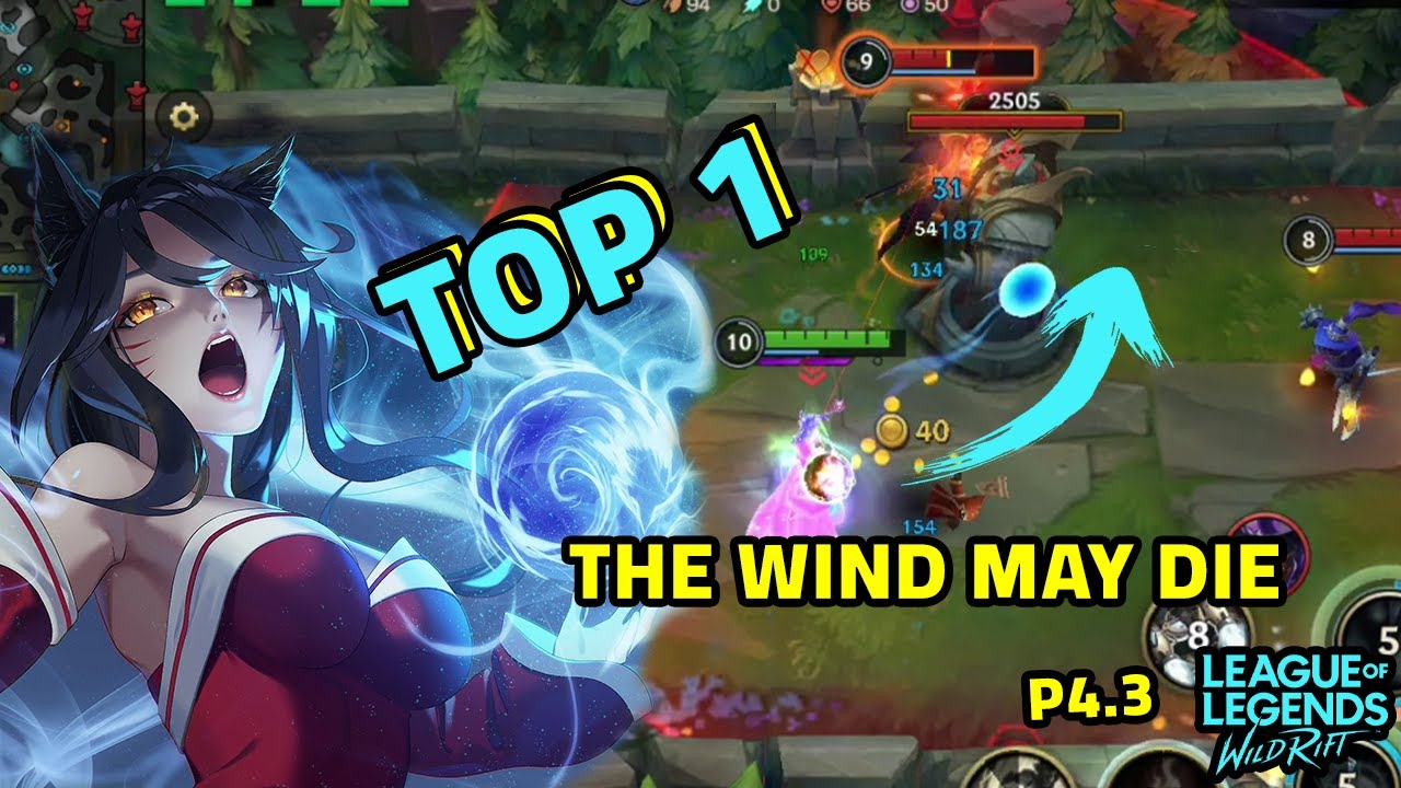 Ahri But PERMA ROAMING | Challenger Ahri Wild Rift Gameplay