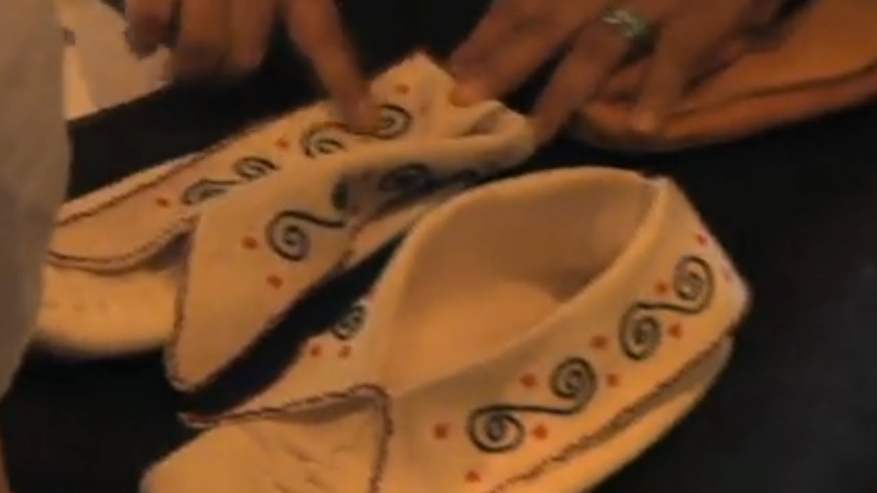 Cultural Center Moccasin Demonstrators