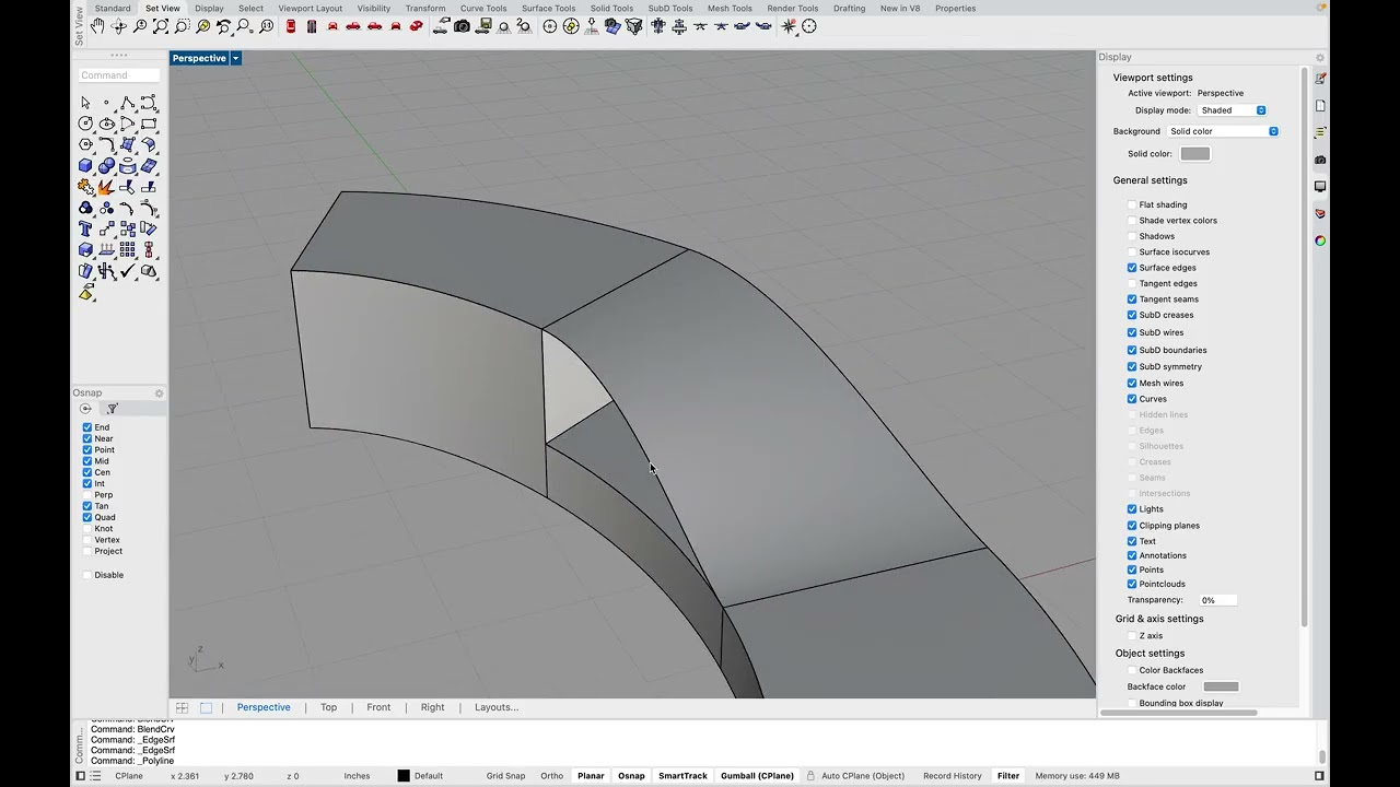 How to Make a Curved Ramp in Rhino