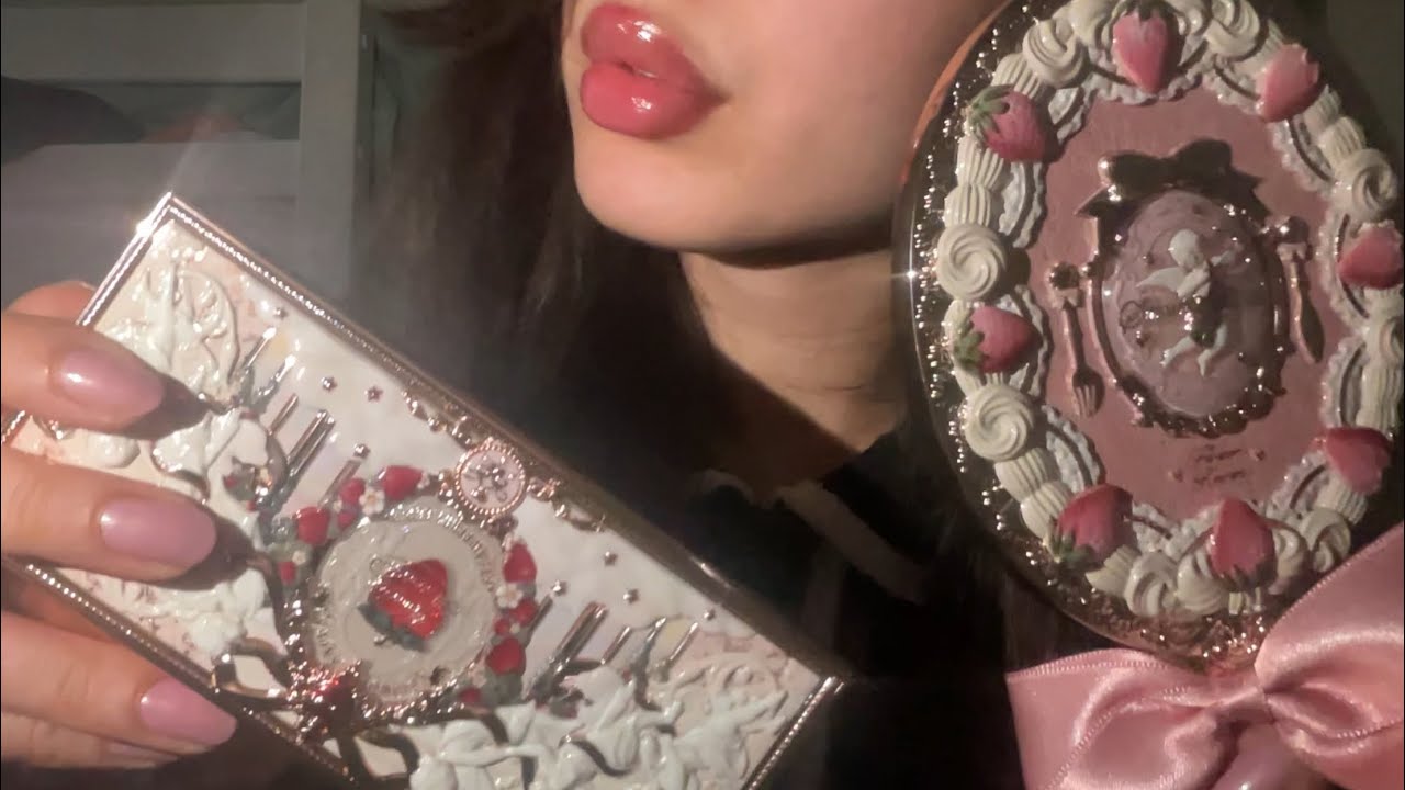 ASMR princess makeup haul | flower knows & yesstyle