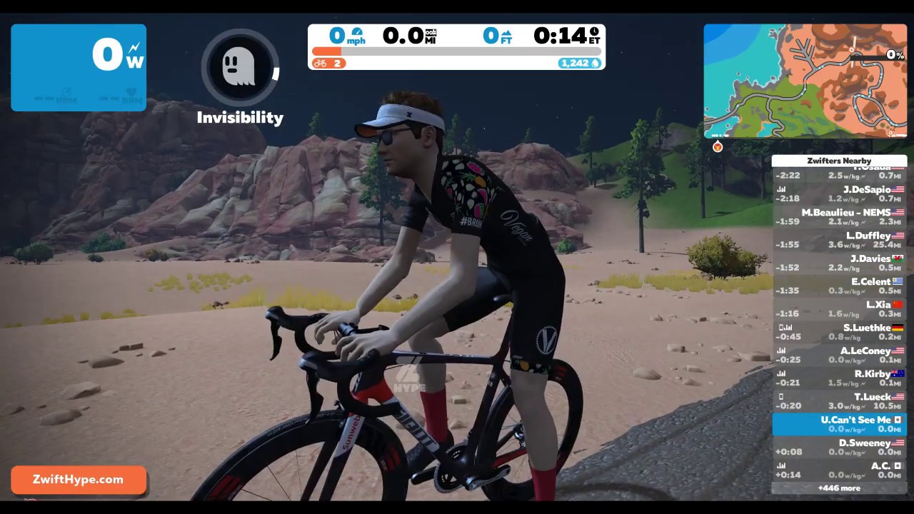 Zwift Ghost Powerup Preview
