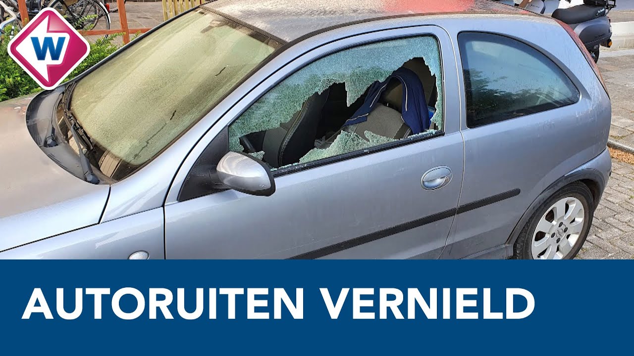 Ruiten van zeker 17 auto’s ingeslagen aan Alphense Diamantstraat - OMROEP WEST