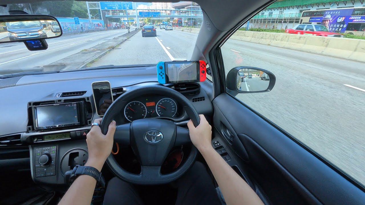 [ASMR 4K POV] HK Monday Afternoon Drive | Toyota Wish 1.8 CVT