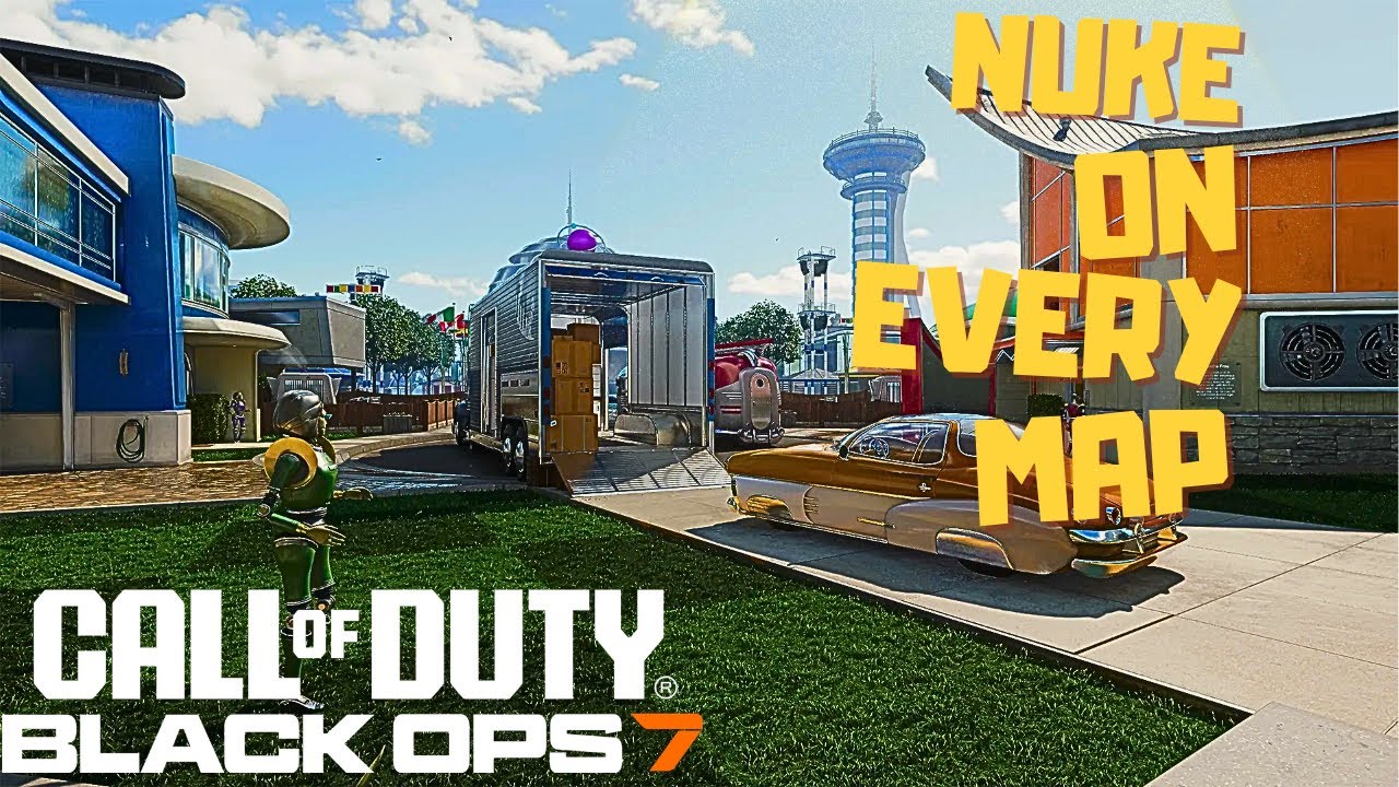 Black Ops 7: Nuke on EVERY map | Nuketown 2025