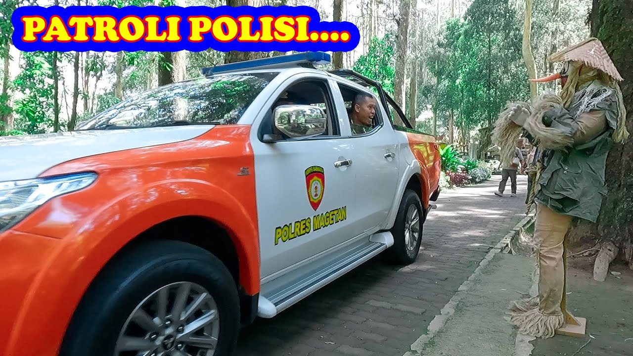 SAYA DI MARAHIN POLISI, PRANK ORANG-ORANGAN SAWAH || SCARECROW PRANK