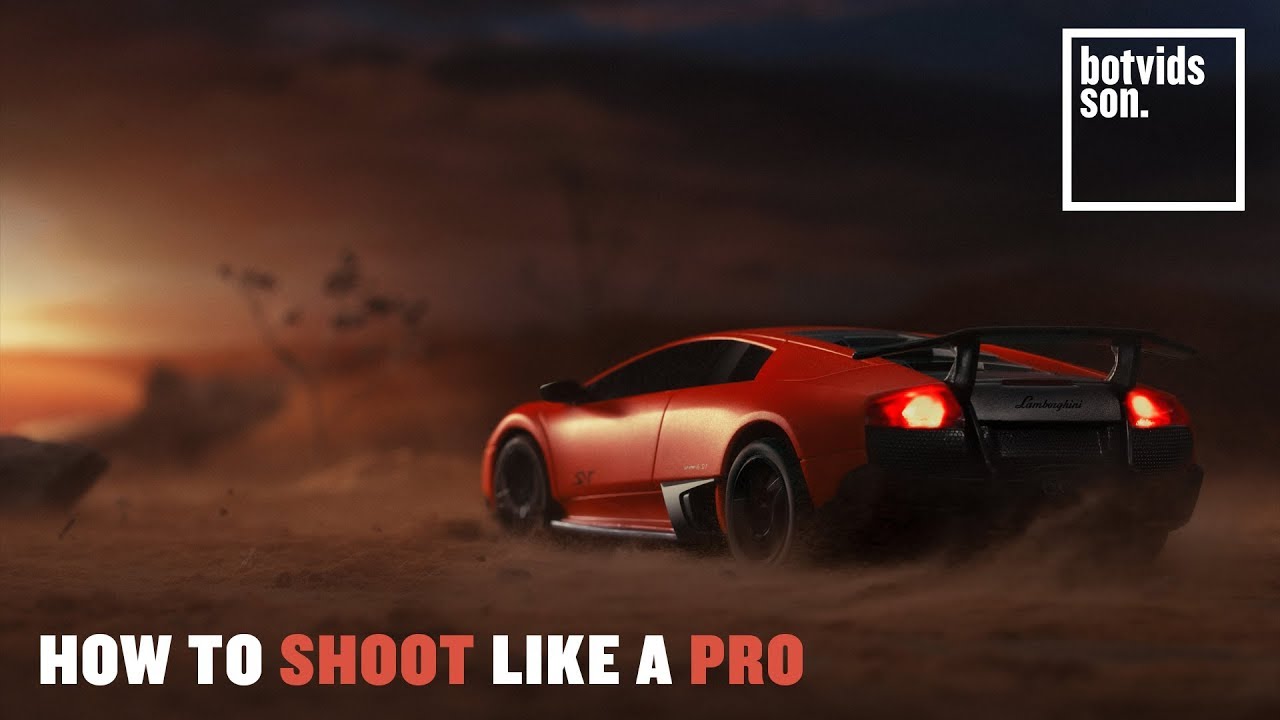 Toy Lamborghini Car Photo Shoot