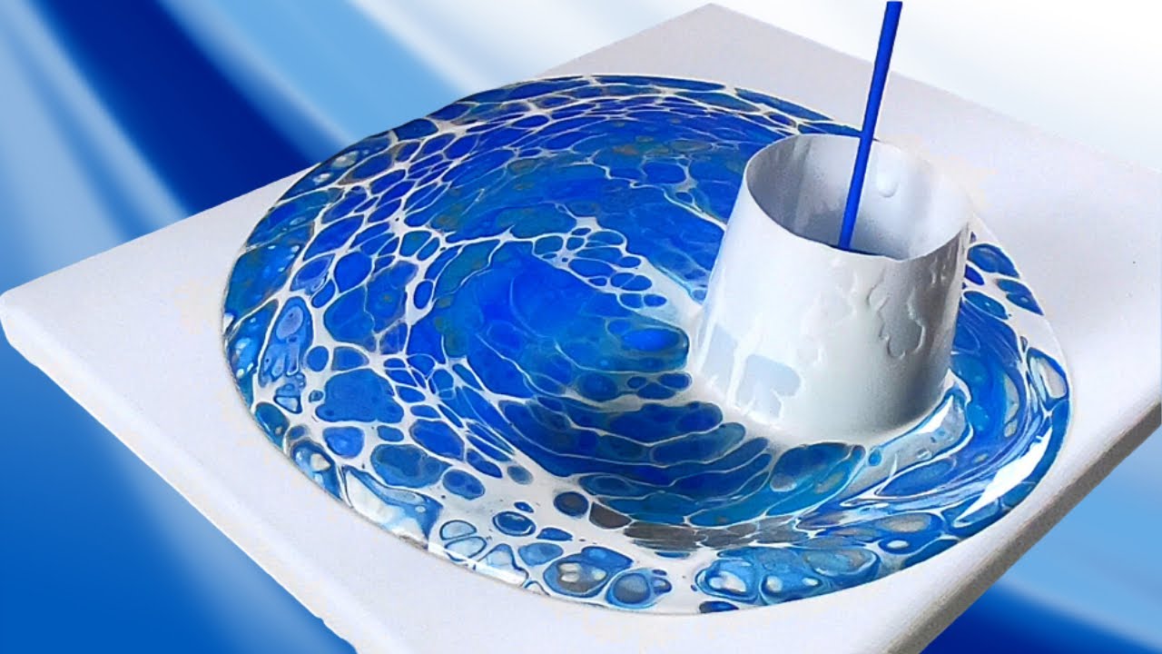Open Cup Acrylic Pouring 