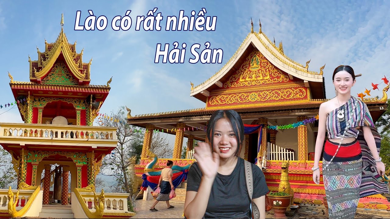 Sang Lào ăn Tết tập 2- Chợ đêm vô cùng sầm uất - Hải Sản rất nhiều
