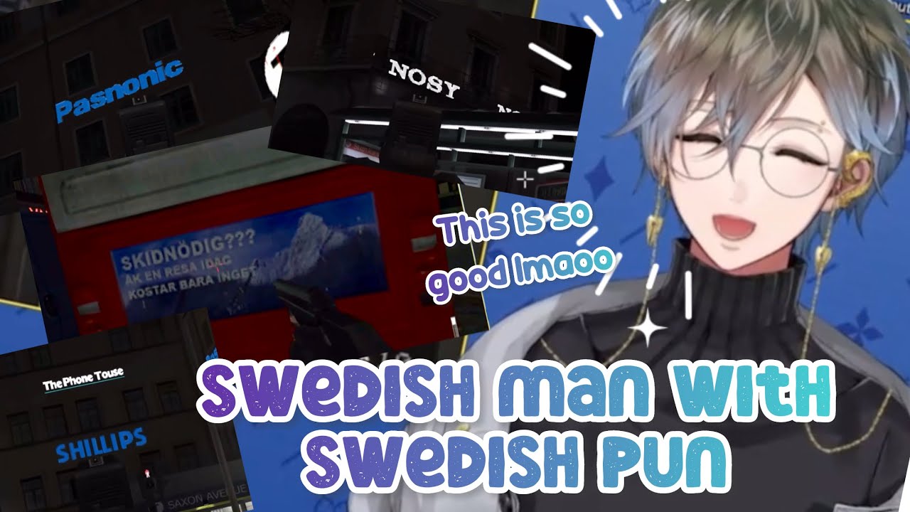 Ike with funny words and Swedish pun