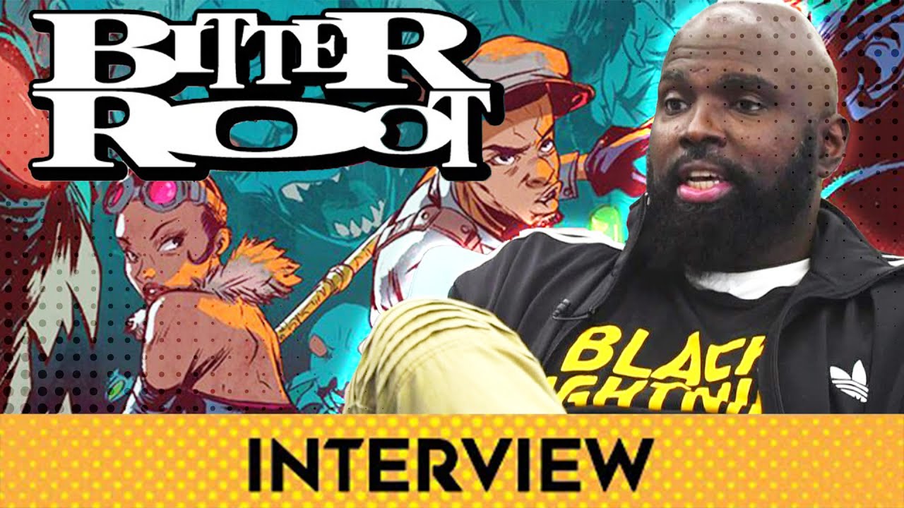 Sanford Greene and Chuck Brown from Image's Bitter Root at SDCC 2022