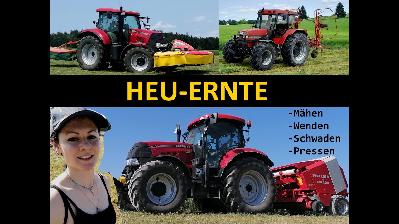 FarmVlog#21 Eine volle Woche. Silo, Heu, Case IH Maxxum, Puma, Krone, Kverneland, Welger alles dabei