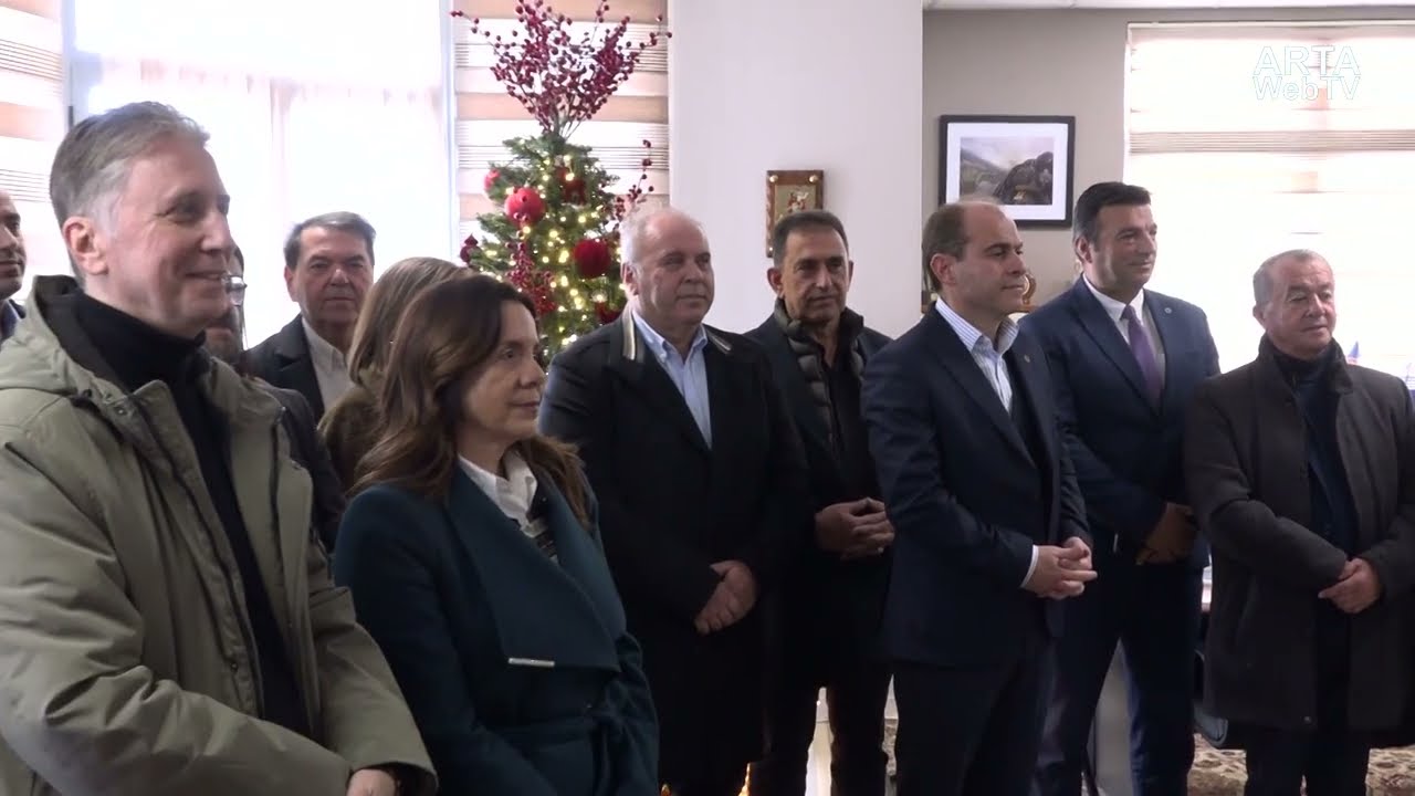 Ευχές για καλή χρονιά από τον Δήμαρχο Αρταίων υπό τους ήχους της φιλαρμονικής του Συλλόγου «ΣΚΟΥΦΑΣ»