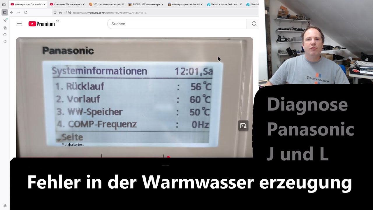 Panasonic  Wärmepumpe Fehler und Lösungen aus dem Sommer