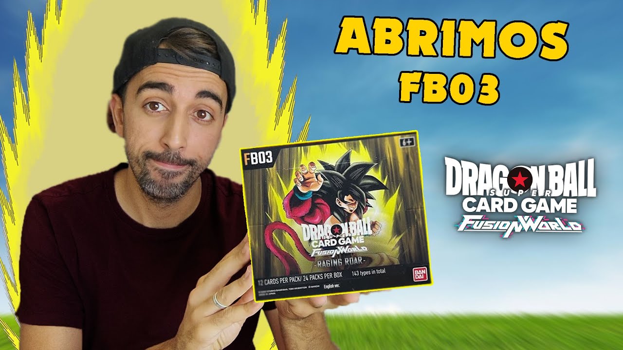ABRIMOS FB03 RAGING ROAR BOOSTER BOX EN INGLES | DRAGON BALL FUSION WORLD