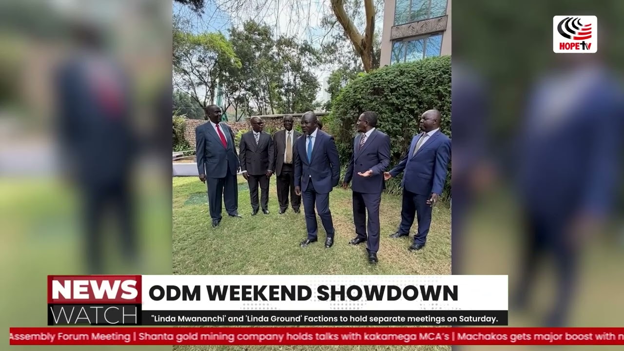 Linda Mwananchi' and 'Linda Ground' Factions to hold separate meetings on Saturday