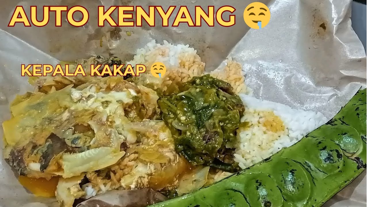 MUKBANG NASI PADANG KEPALA KAKAP SAMBAL IJO + PETE | AUTO KENYANG !