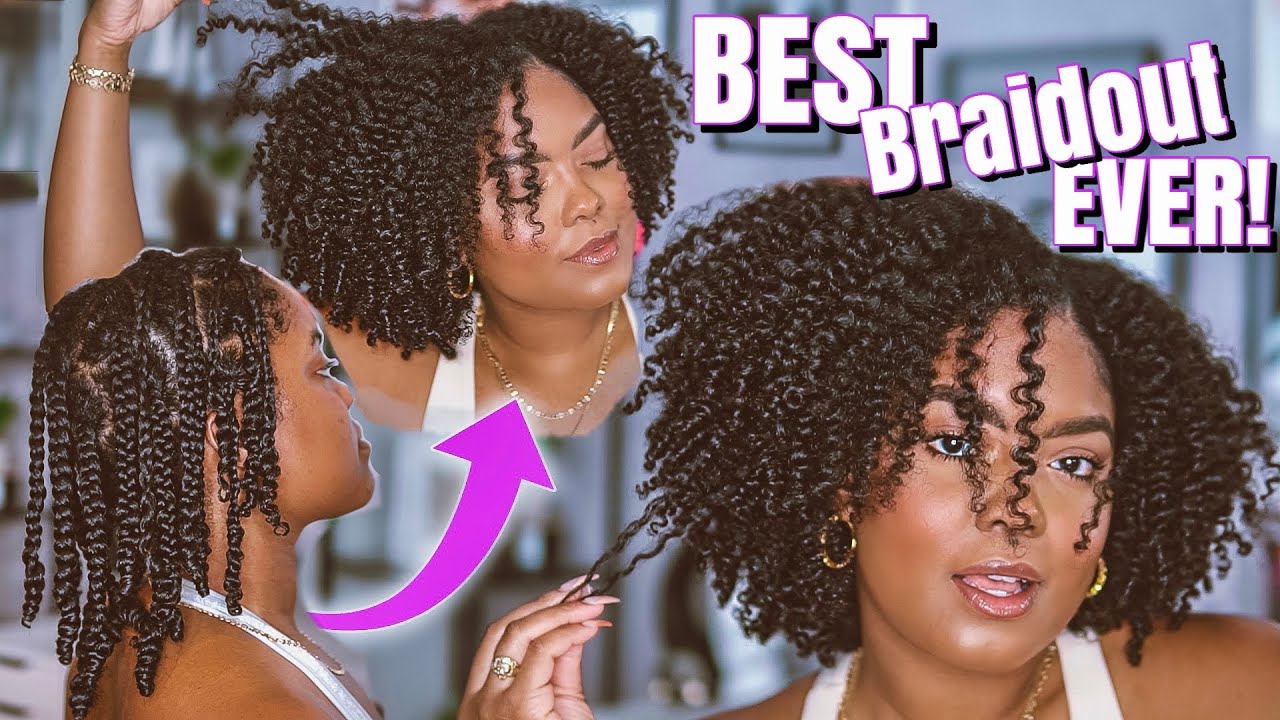The Perfect Twisted Braid-Out on Natural Hair!!