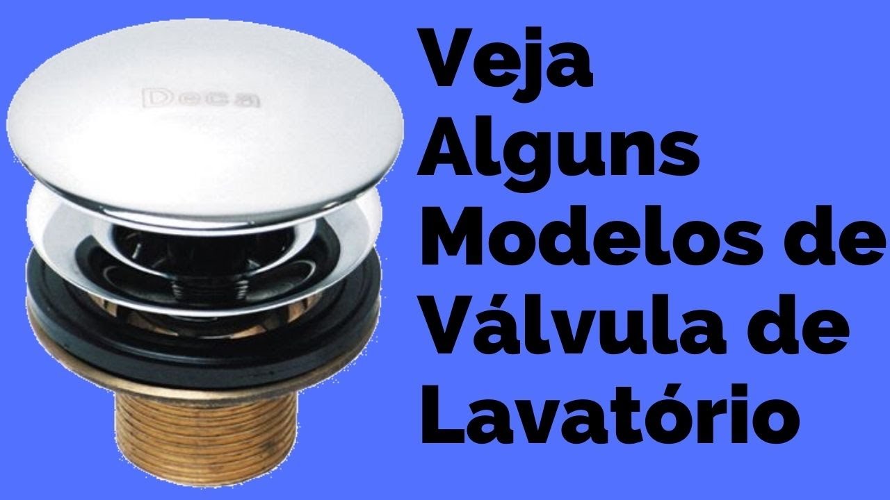 Válvula para Lavatório Universal / válvula de lavatório luxo e tradicional