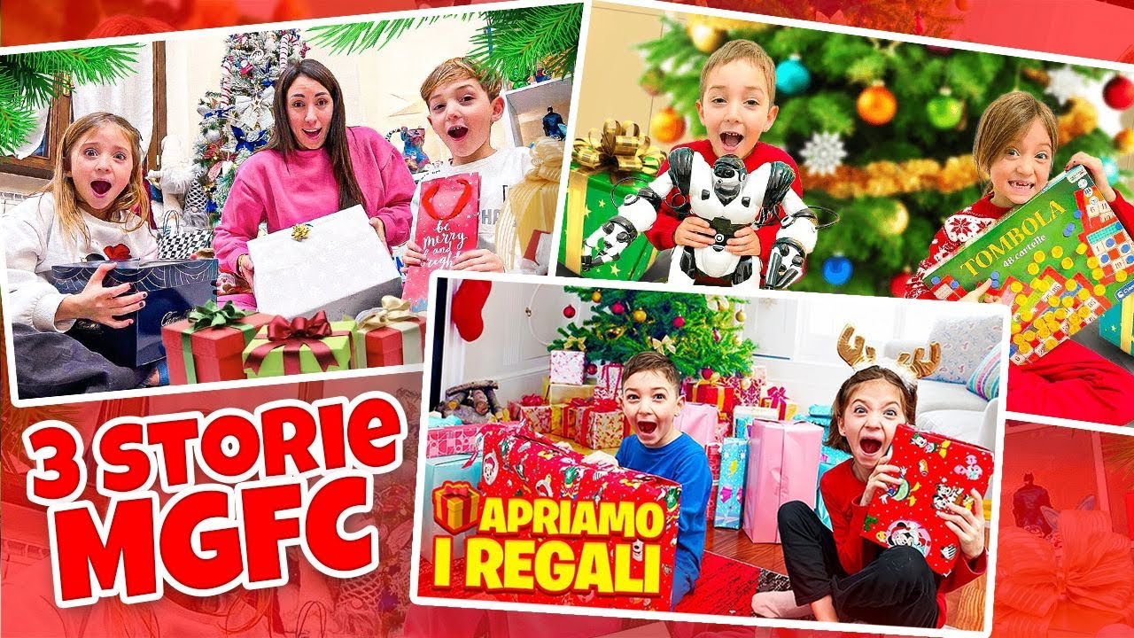 3 STORIE DI MAMMAGIULIA E FIGLIACHIARA- 3 APERTURE DI REGALI RICEVUTI DA BABBO NATALE