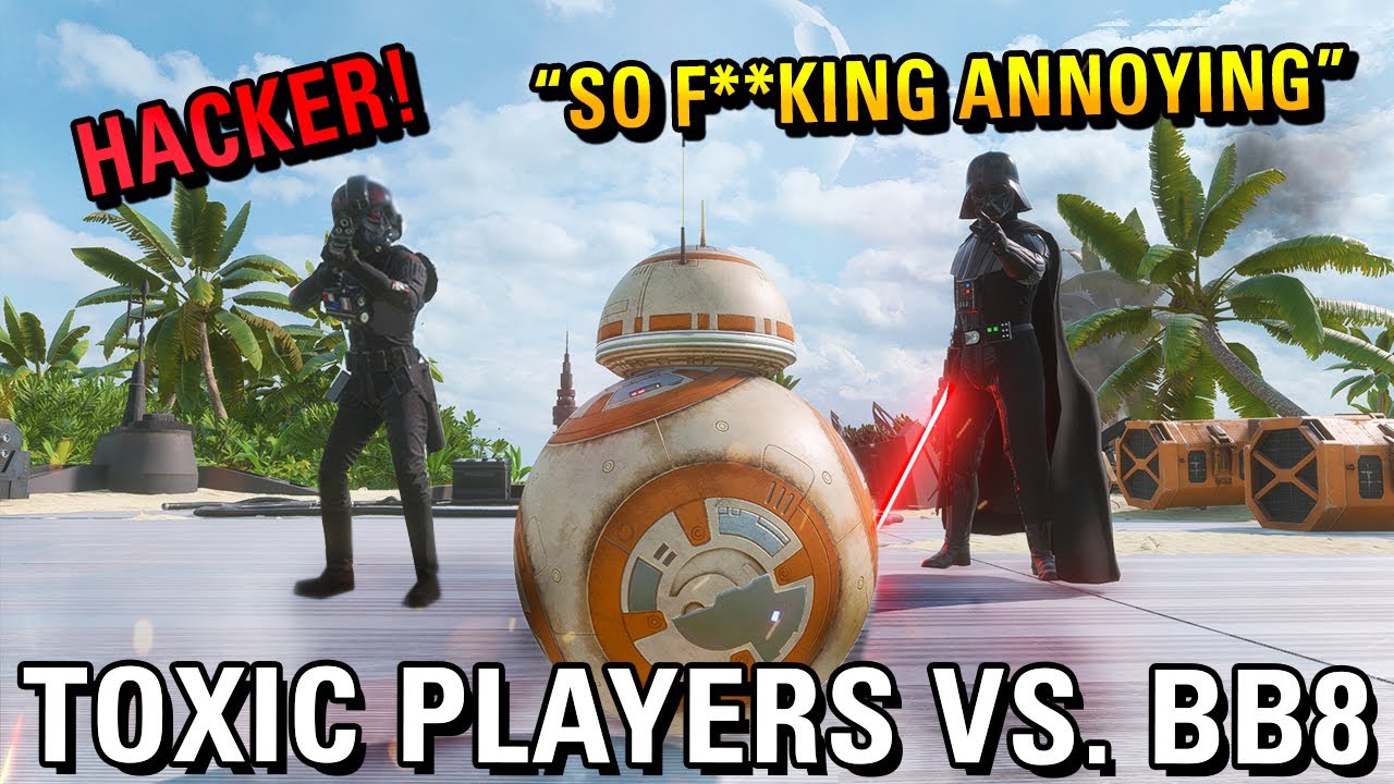 ТОКСИЧНЫЕ ИГРОКИ ЯРОСТЬЮ НАБИРАЮТ BB8 В ДУЭЛЯХ «ГЕРОИ ПРОТИВ ЗЛОДЕЕВ»! (Battlefront 2)