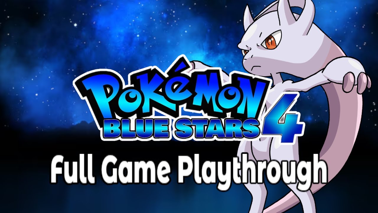 Pokemon Blue Stars 4 (Rom Hack) | Full Game Playthrough