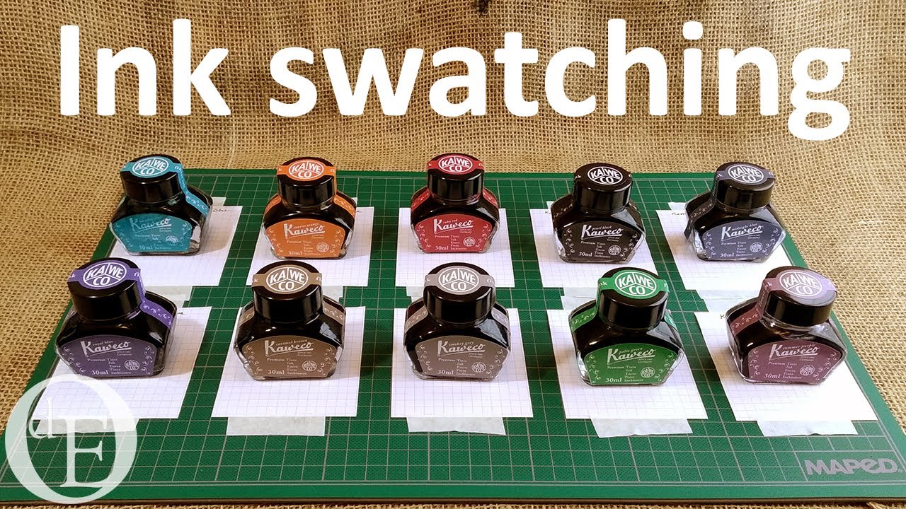 Swatching 10 Kaweco inks