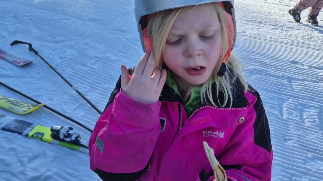 En dag i skidbacken