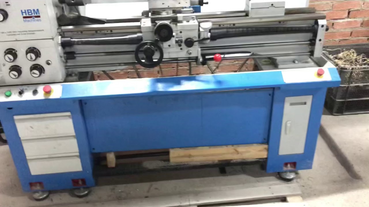 Mejora torno HBM 360x1000 DRO, cambio bandeja recoge-viruta. Parte 1