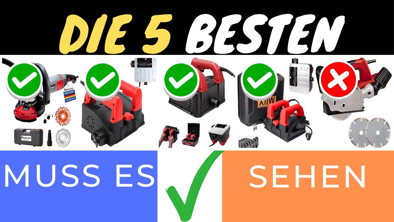 DIE 5 BESTEN BETONFRÄSEN 2025: PERFEKTE ESTRICHARBEITEN GARANTIERT! 🔨✨