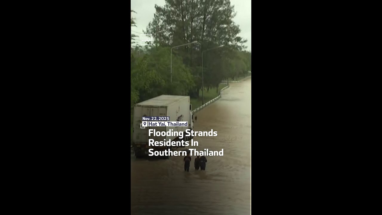 Flooding Strands Residents In Southern Thailand