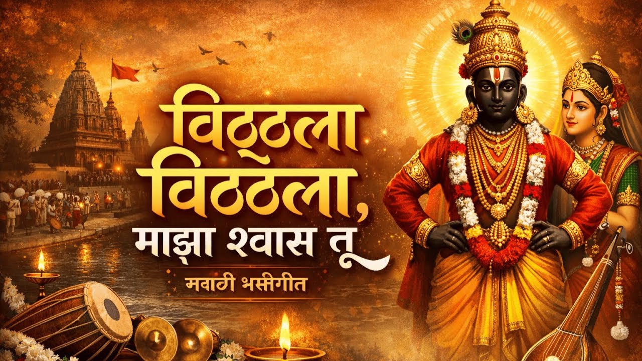 विठ्ठला विठ्ठला, माझा श्वास तू | Marathi Vitthal Bhajan | Pandurang Bhakti