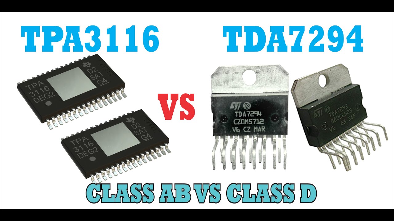 TDA7294 VS TPA3116 D2 | #electronic #tda7294 #tpa3116d2 #amplifierboard