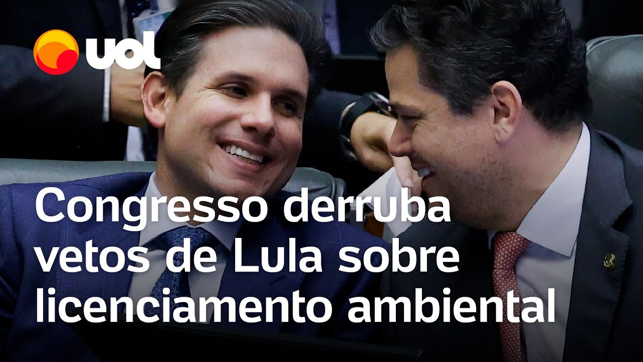 Congresso derruba vetos de Lula sobre licenciamento ambiental; veja v&iacute;deo