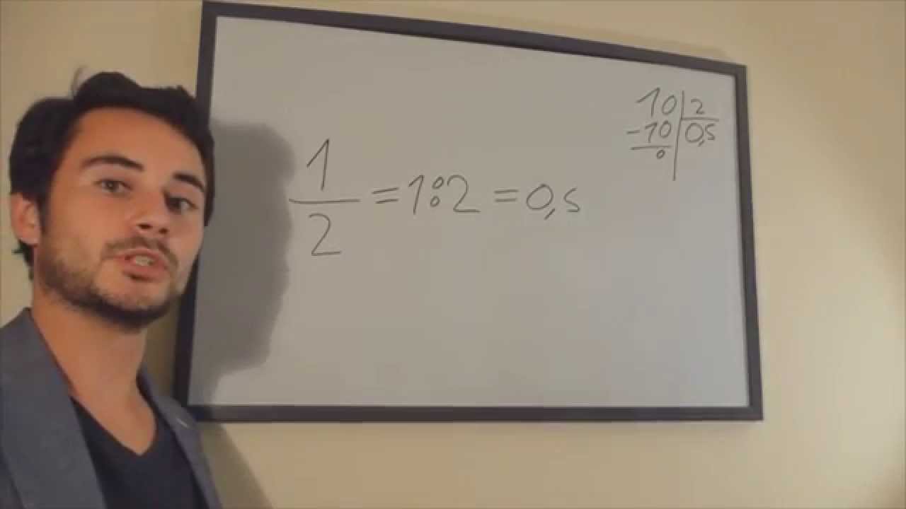 Les fractions (2) THEORIE : la valeur décimale des fractions