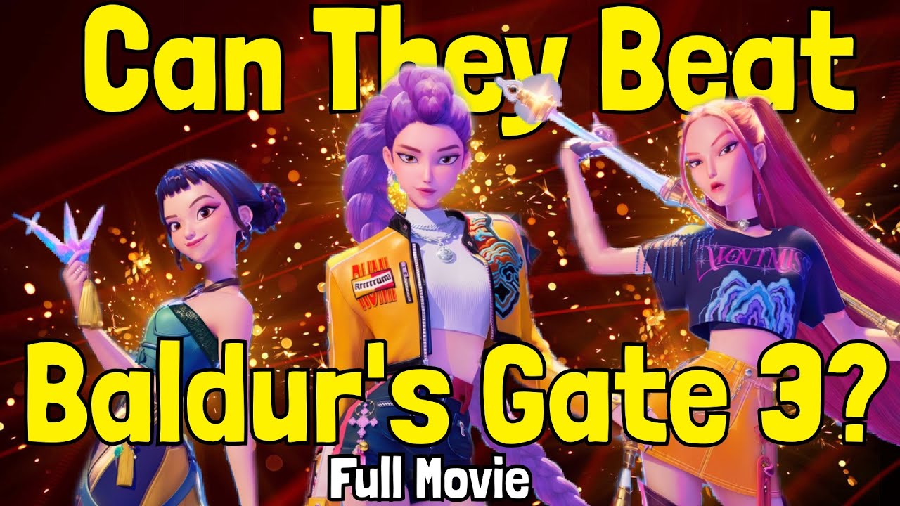 Can The K-Pop Demon Hunters BEAT BALDUR'S GATE 3?! (FULL MOVIE)