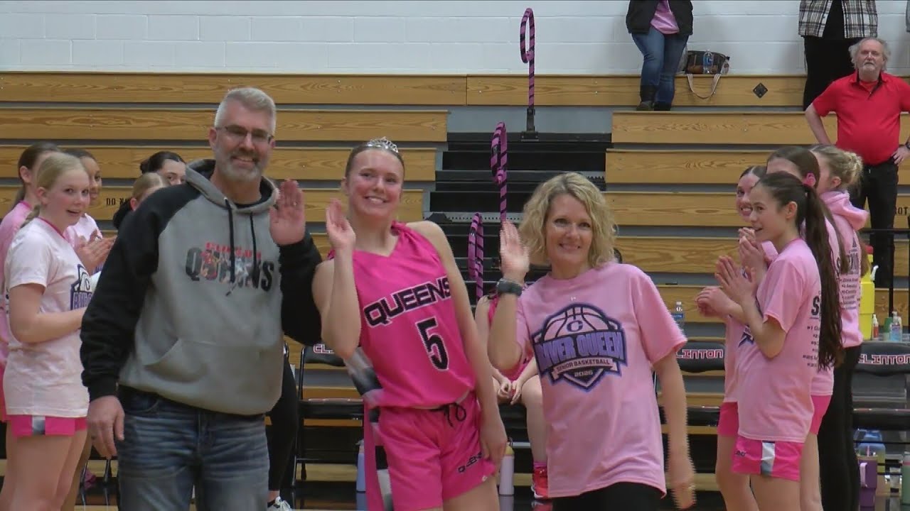 Clinton wins on senior night over West, 77-40