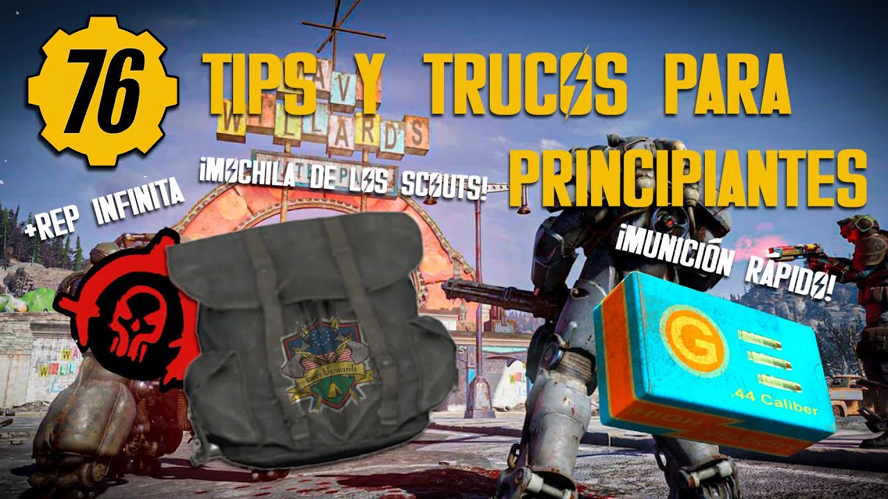 FALLOUT 76 | 4 TIPS Y TRUCOS SENCILLOS PARA NUEVOS JUGADORES