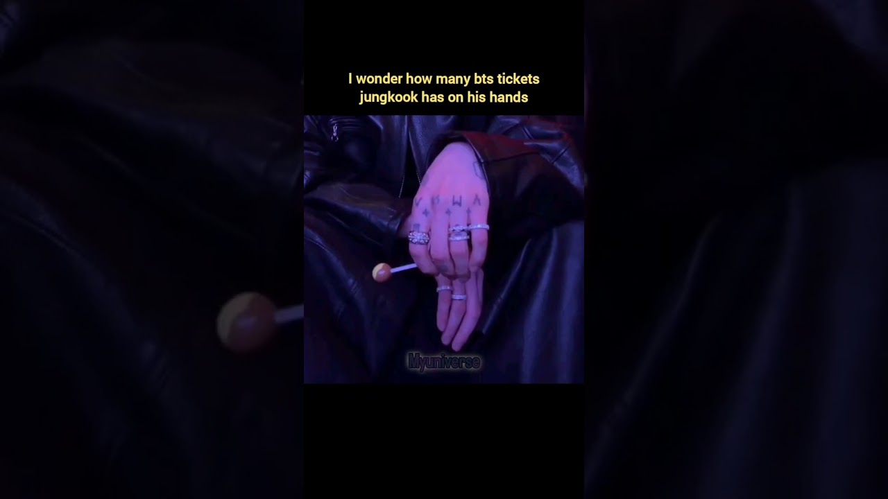 Tickts in his fingers 🤑😂 #jungkook #bts #btsarmy #btsedits #btsupdates #shorts