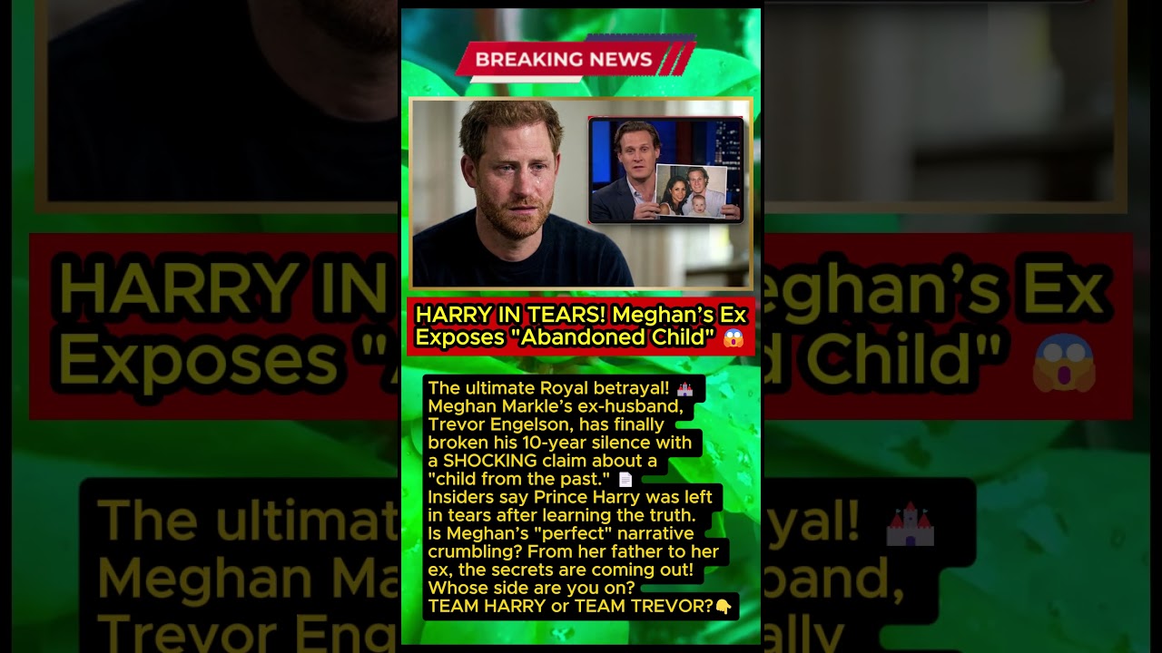 TREVOR EXPOSES ALL: The Secret Meghan Markle Kept From Prince Harry!