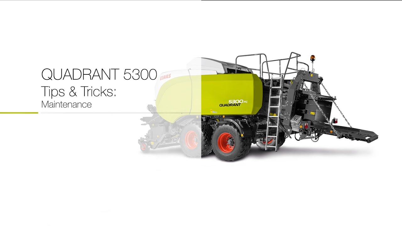 QUADRANT 5300 Tips and Tricks Maintenance