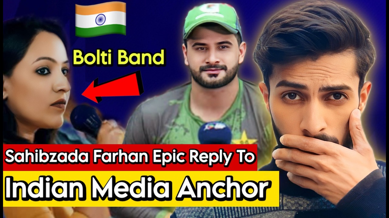 Sahibzada Farhan SLAMS Indian Media Anchor on India vs Pakistan One Sided Debate!