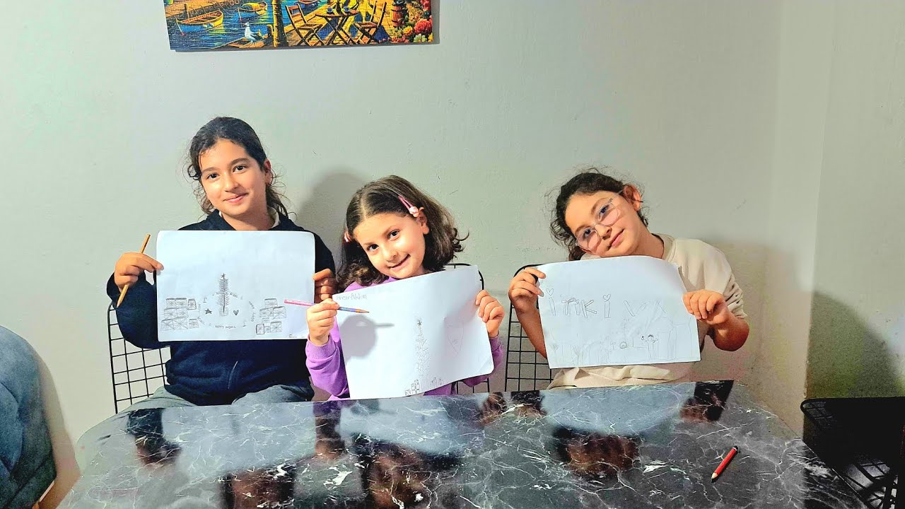 KARA KALEM RESİM YARIŞMASI YAPTIK challenge 🤓
