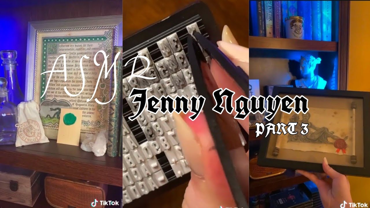 ASMR Jenny Nguyen's 🖋 PART 3 Tiktok Compilation | alexa