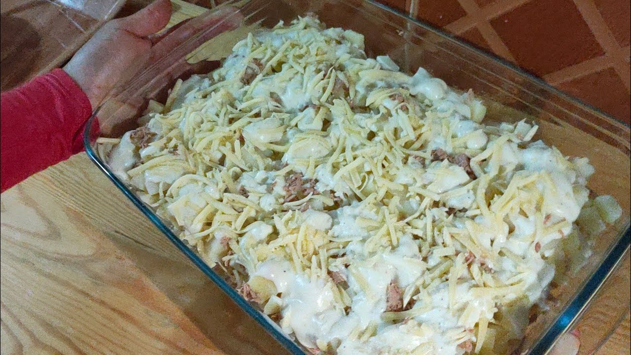 اذا كان لديك بطاطس وحليب فقم بي إعداد هاد الوصفة العشاء تحضر في دقائق ولمداق يسلام 🤤
