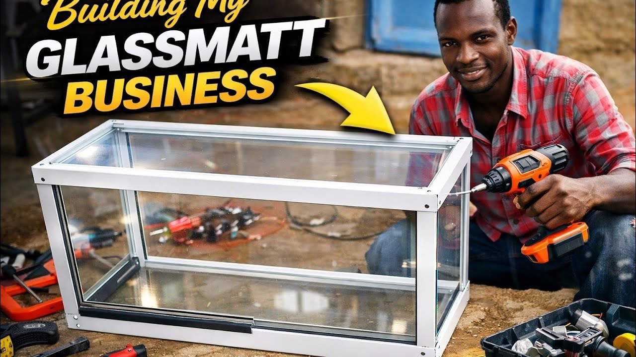 Hand made aluminium food showcase//using a gun /step by step @boke_Africa @iammarwa @PastorJerryEze 