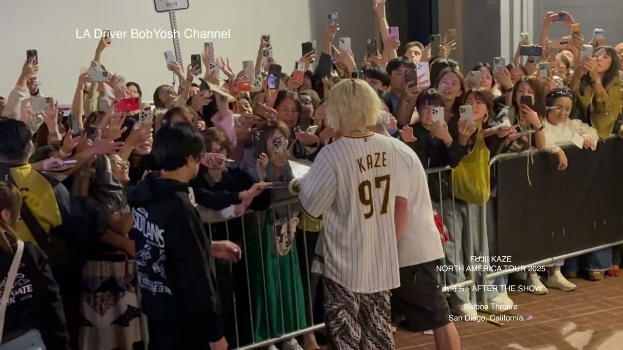 [(SD-AfterShow)Fujii Kaze North America Tour 2025 in San Diego] #出待ち #FUJIIKAZE #藤井風　