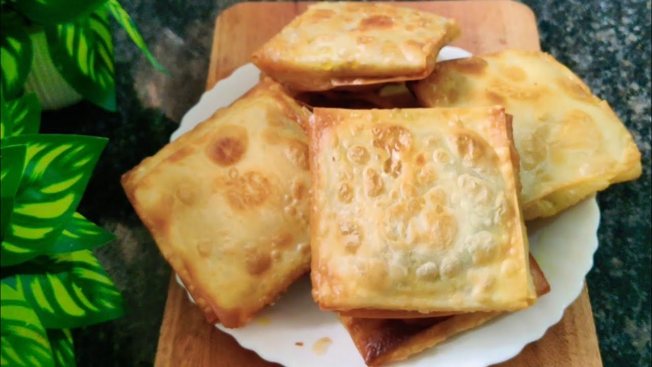 മുട്ട പഫ്‌സ് സമൂസ ഷീറ്റ് കൊണ്ട് അടിപൊളി ഈസി റമദാൻ Snacks Recipe/Egg Puffs|iftar recipe 