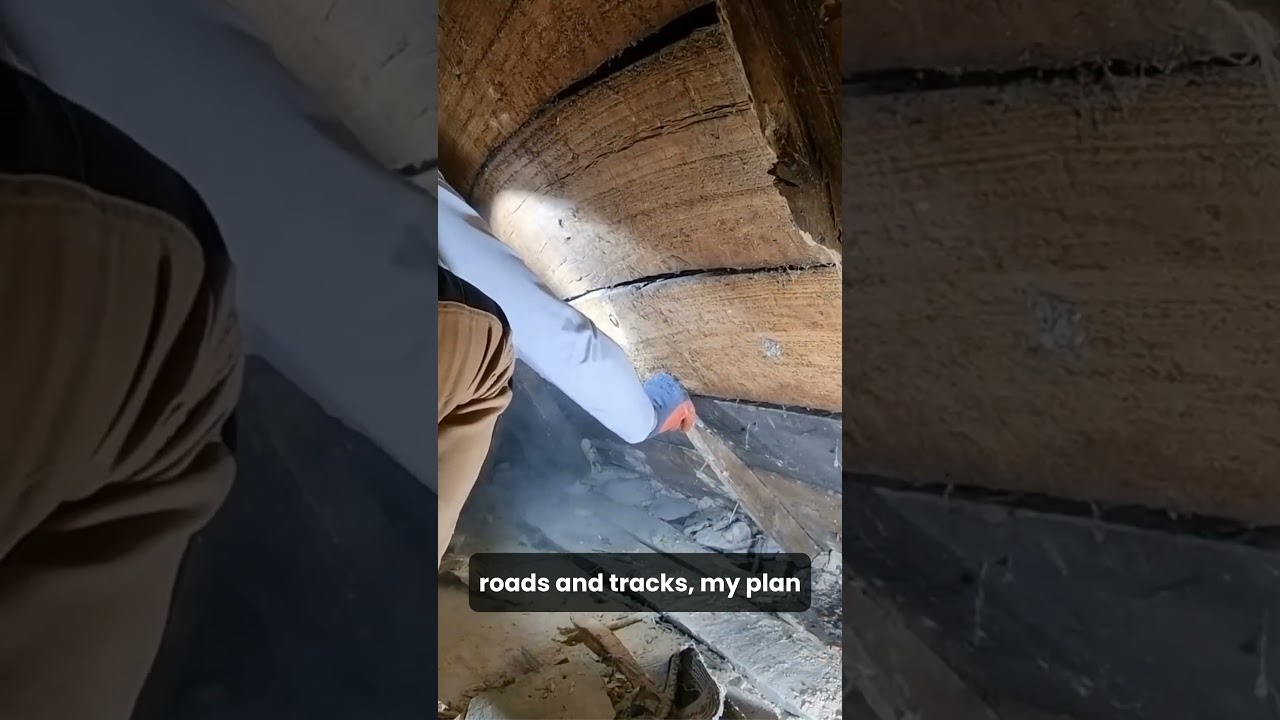 DIY Roof Repair in a Mountain House &ndash; No Budget! #abandonedhouse #diy #offgrid #restoration